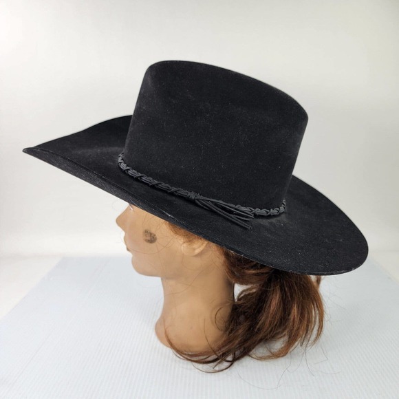 Stetson Accessories Rodeo King 5x Beaver Quality Western Hat Size 6 78 Black Cowboy Hat